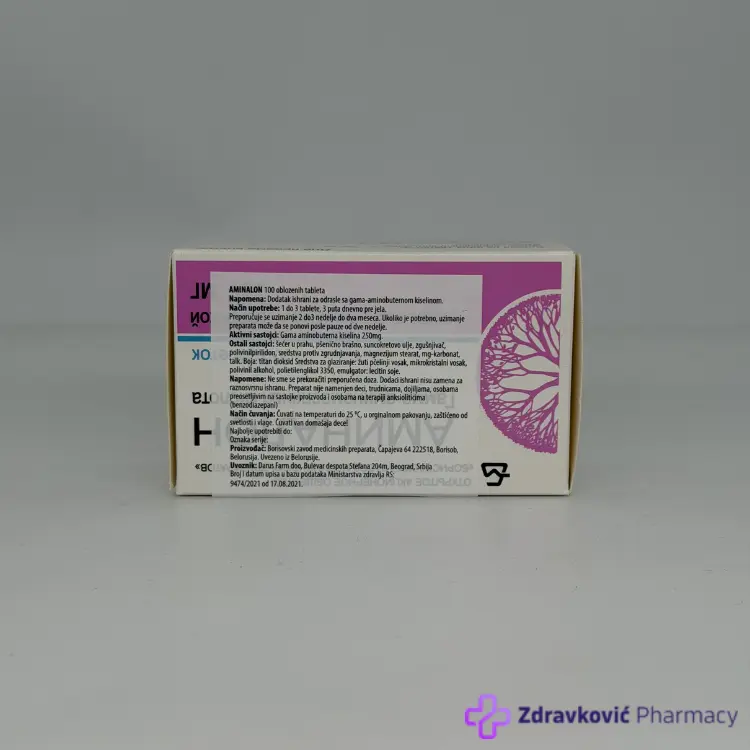 Aminalon, 100 tableta - Slika 3