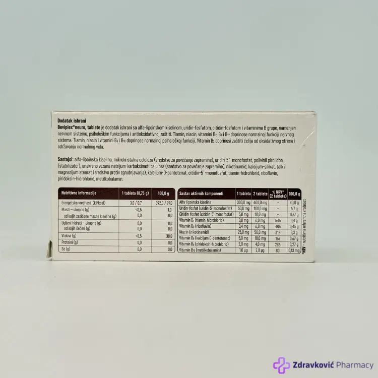 BEVIPLEX NEURO 30TBL - Slika 2