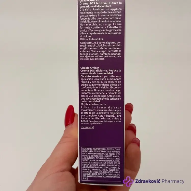 Bioderma Cicabio Arnica+ krema 40 ml