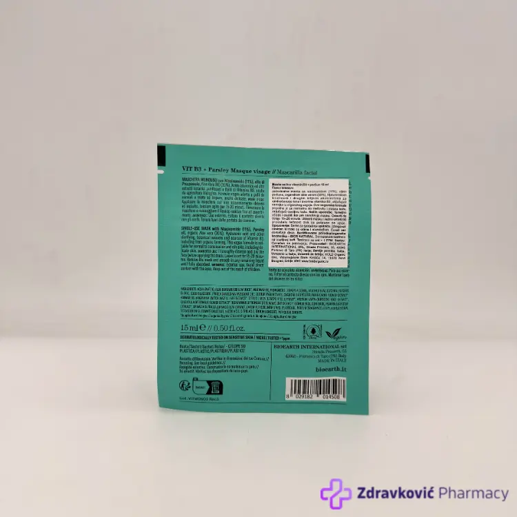 Bioearth vitaminica maska vitamin B3+peršun 15ml - Slika 2