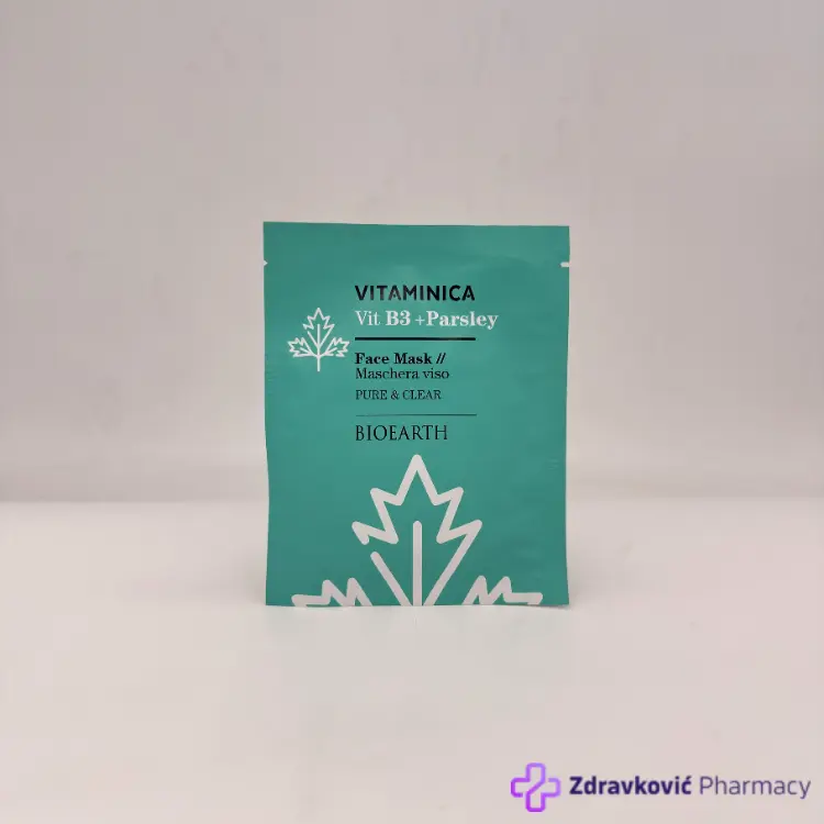 Bioearth vitaminica maska vitamin B3+peršun 15ml