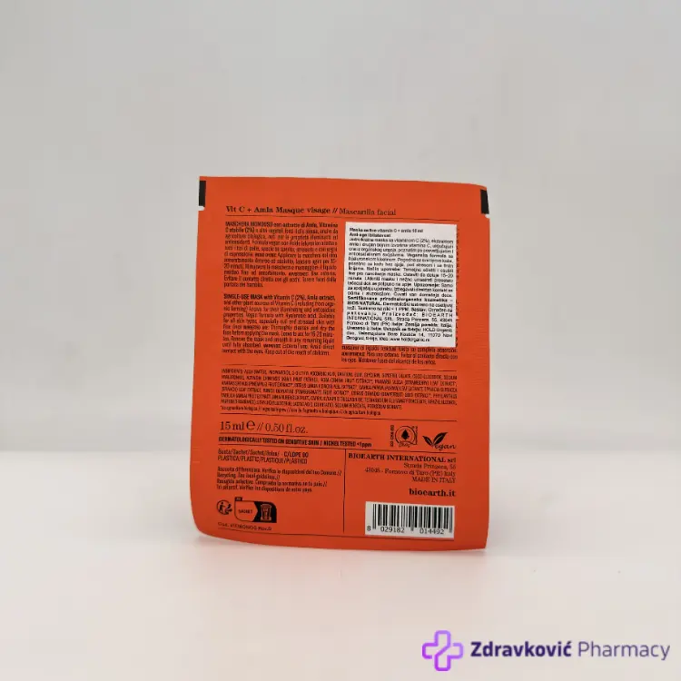 Bioearth vitaminica maska vitamin C+amla 15ml - Slika 2