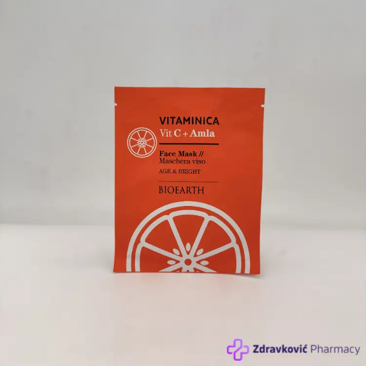 Bioearth vitaminica maska vitamin C+amla 15ml