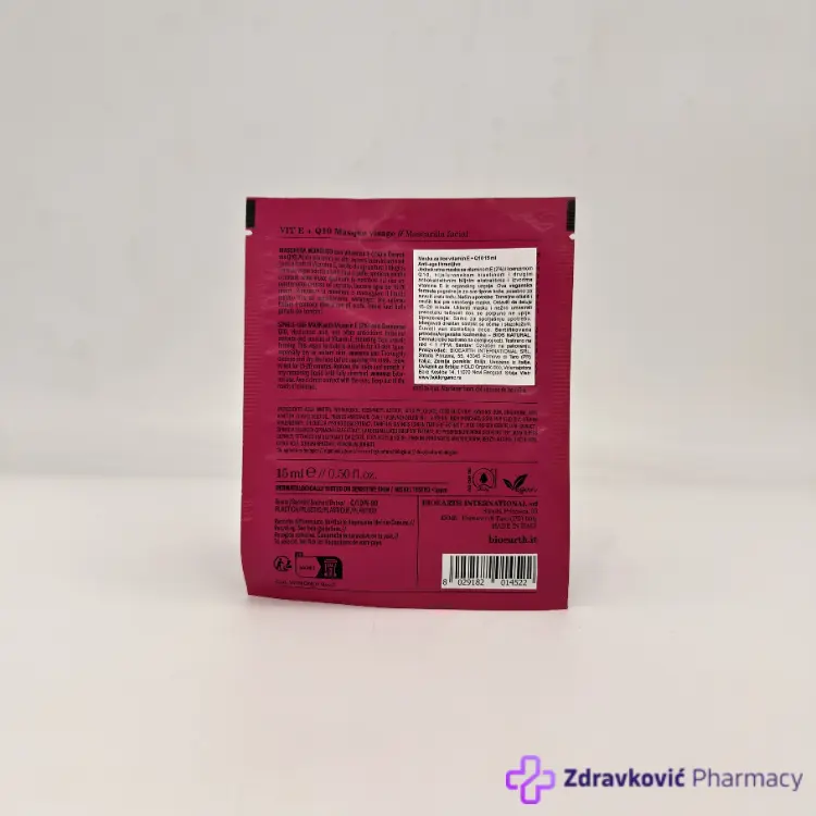 Bioearth vitaminica maska vitamin E+Q10 15ml - Slika 2