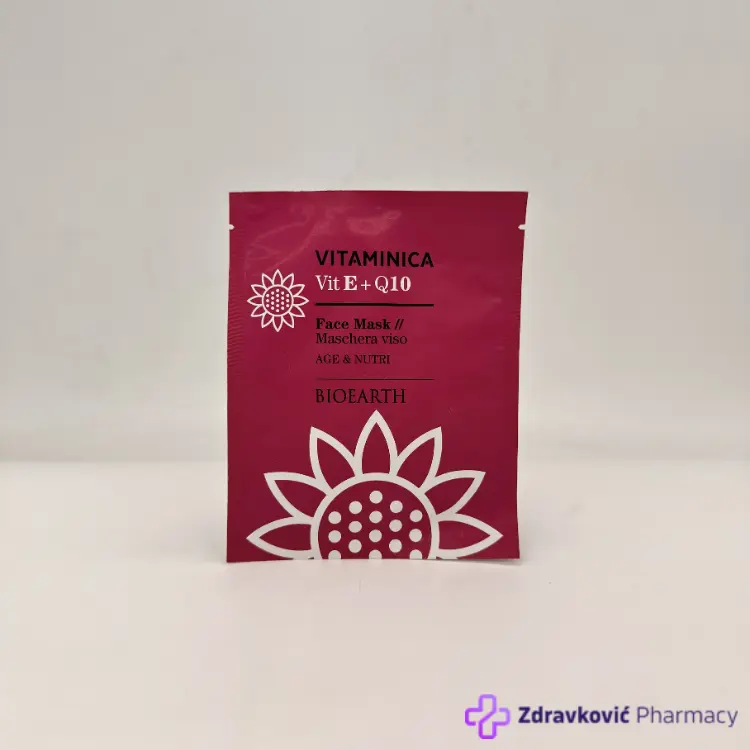 Bioearth vitaminica maska vitamin E+Q10 15ml