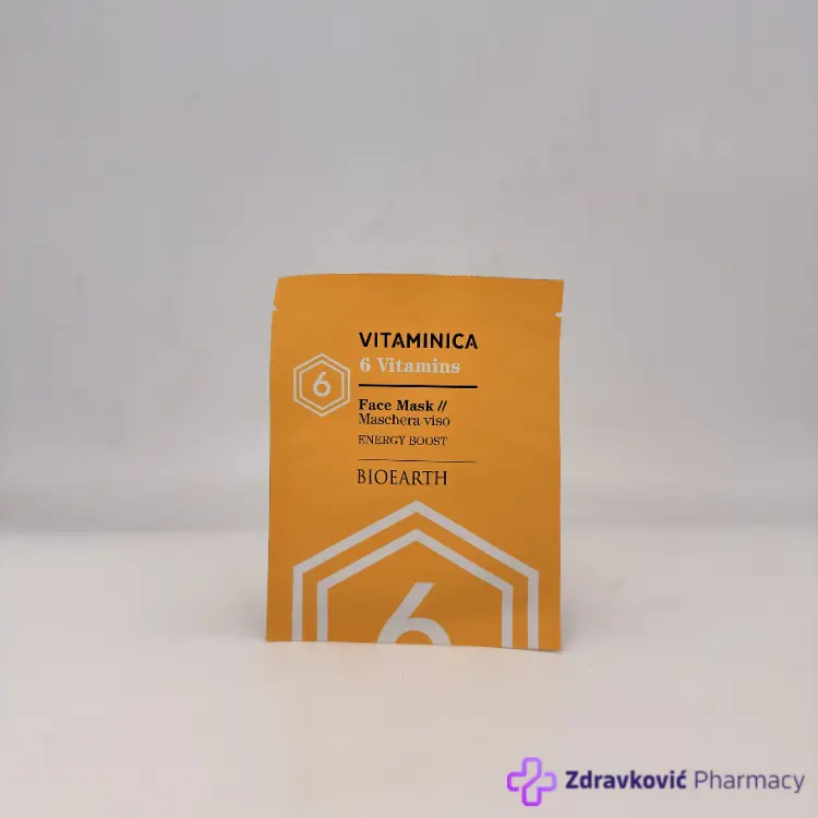 Bioearth vitaminica maska za lice 6 vitamina 15ml