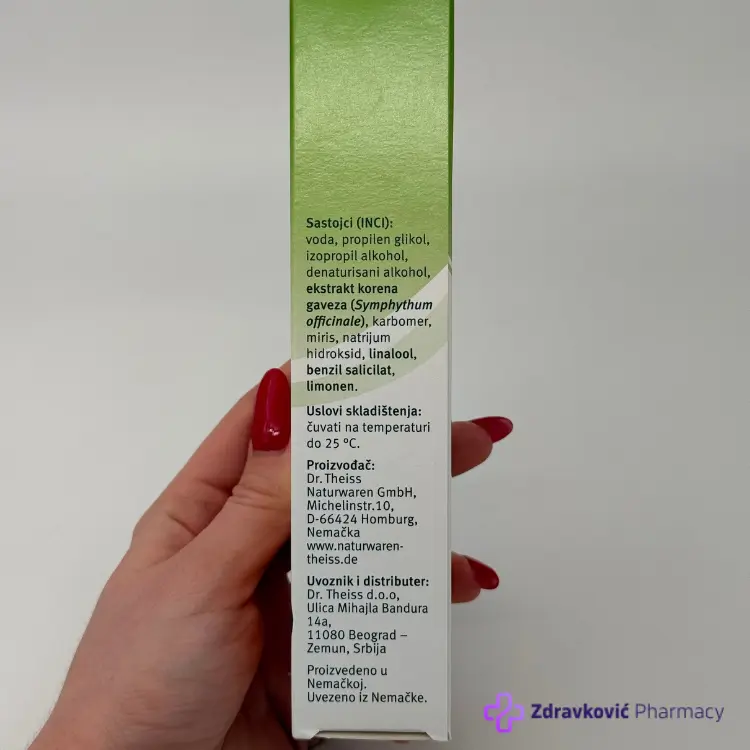 Dr. Theiss beinwell gavez gel 100 - ml