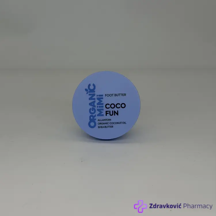 Organic Mimi puter za stopala Kokos Coco fun, 50 ml