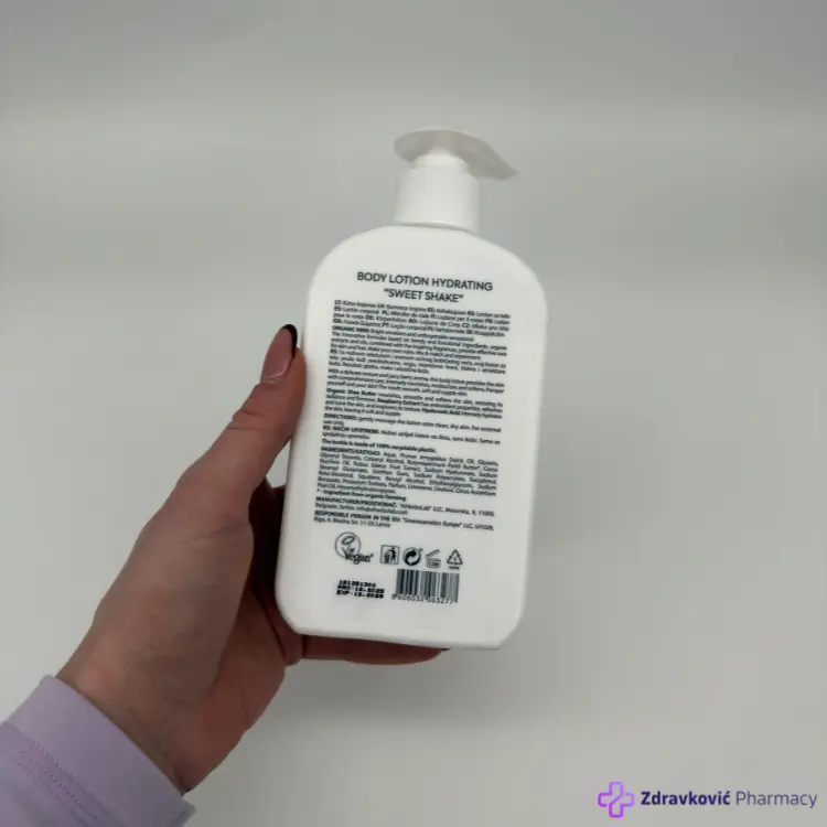 Organic MimiLosion za telo za hidrataciju Sweet shake, 300 ml - Slika 2