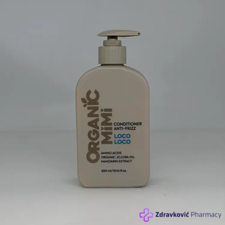 Organic Mimi balzam za kosu Anti-frizz Loco-loco, 300 ml