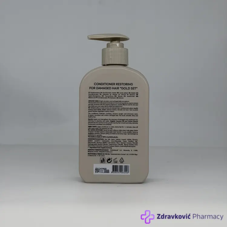 Organic Mimi balzam za kosu Gold set, 300 ml - Slika 2