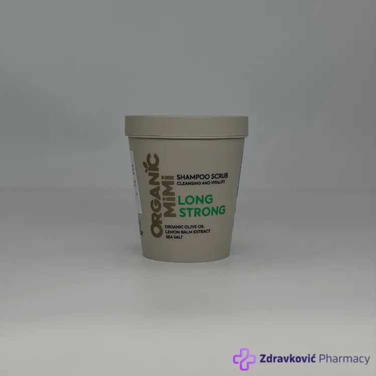 Organic Mimi šampon-piling za čišćenje i vitalnost duge kose, 310g