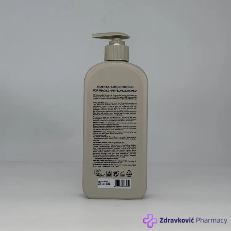 Organic Mimi šampon protiv opadanja, za rast kose Long strong, 400ml - Slika 2