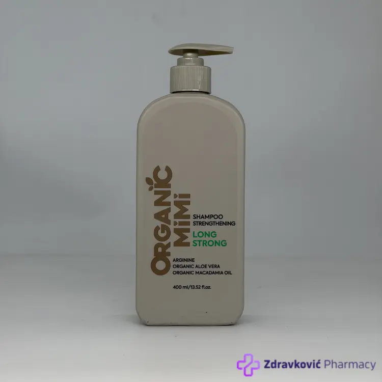 Organic Mimi šampon protiv opadanja, za rast kose Long strong, 400ml