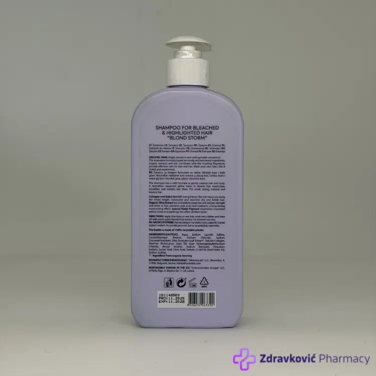 Organic Mimi šampon za plavu kosu Blond storm, 400 ml - Slika 2