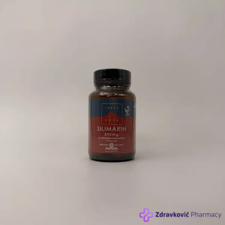 Terranova Silimarin 500 mg, 50 kapsula