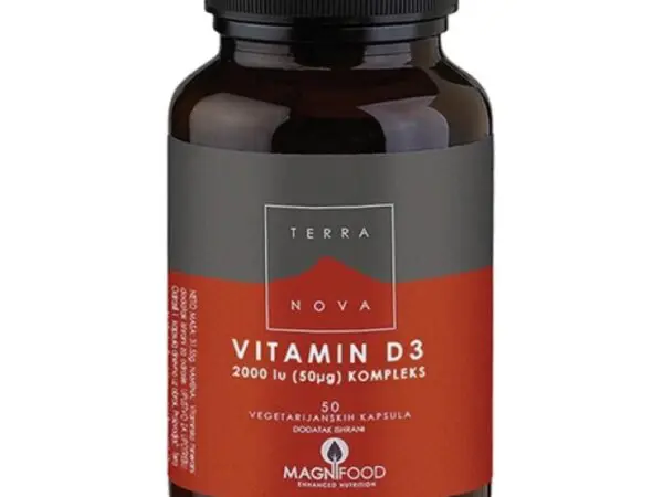 Terranova Vitamin D3 2000 IU 50 kapsula