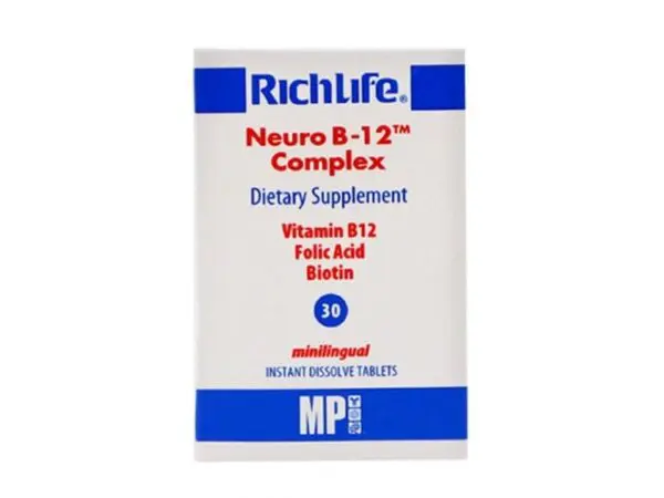 Richlife Neuro B12 Complex 30 lingvaleta