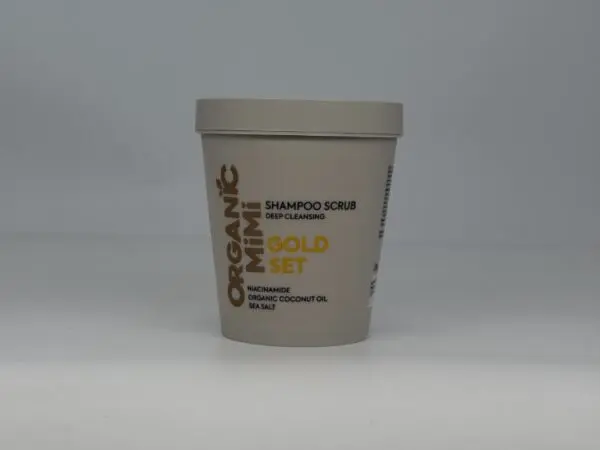 Organic Mimi šampon - piling Gold set za dubinsko čišćenje kože glave, 310 g