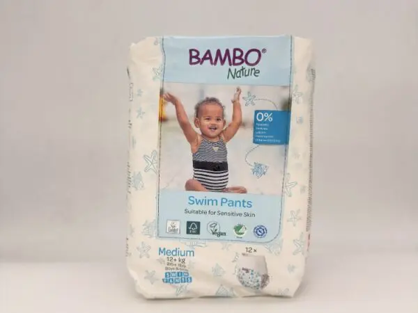 BAMBO nature gaćice za kupanje M - 12 komada