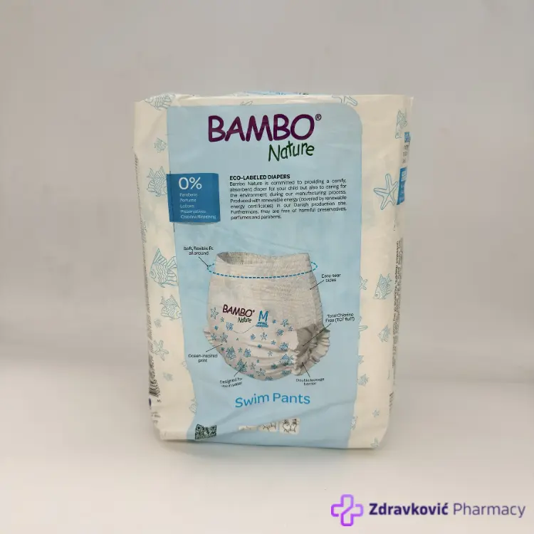 BAMBO nature gaćice za kupanje M - 12 komada - Slika 2