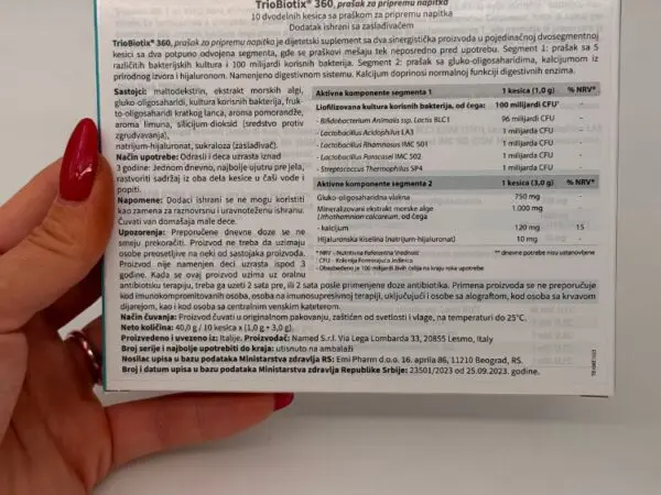 Triobiotix 360 - 10 dvodelnih kesica
