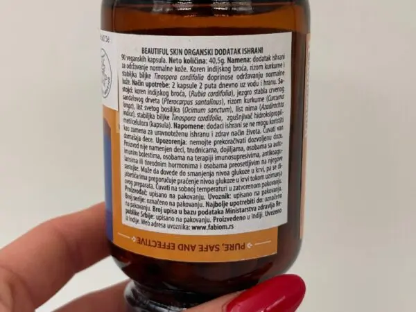 Organic India Beautiful skin 90-kapsula