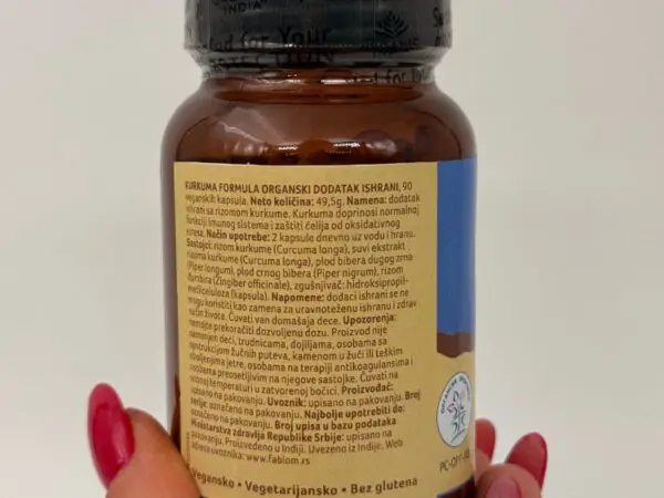 Organic India Turmeric formula 90kapsula