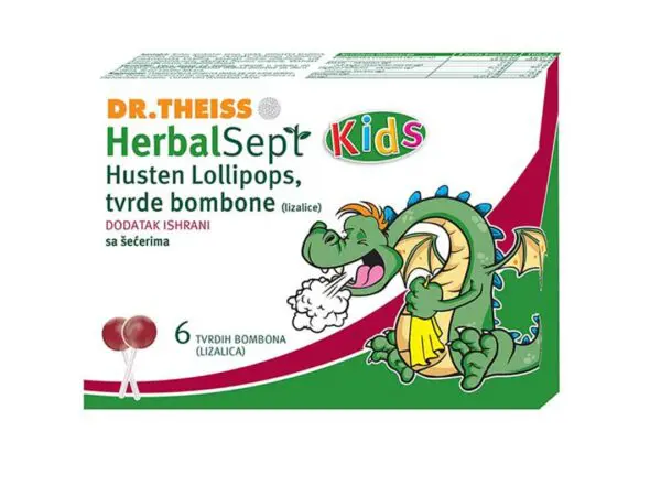 DR. Theiss Herbal Sept Kids lizalica protiv kašlja 6 kom
