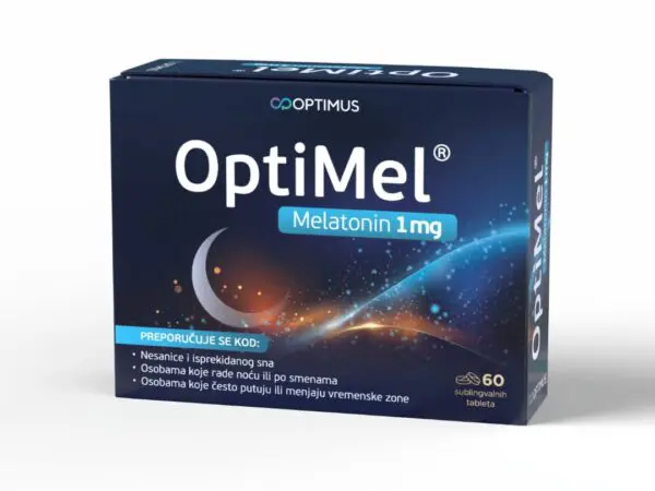 Optimel Melatonin 1mg, 60 tableta