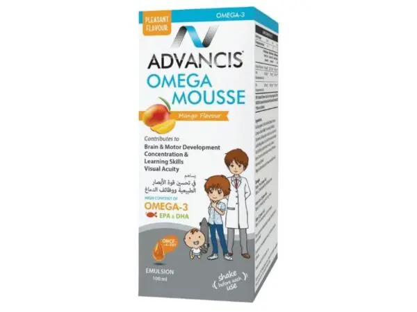 Advancis Omega-3 mousse za decu, 100ml
