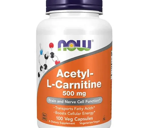 NOW ACETYL L-CARNITINE CPS.100X500MG