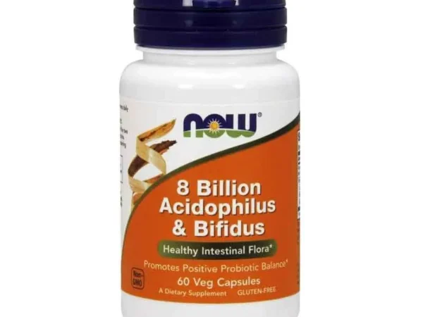 NOW 8 Billion Acidophilus & Bifidus 60 kapsula