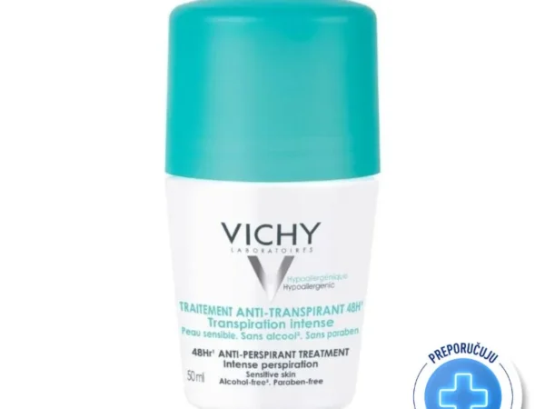Vichy Deodorant Roll-on za regulaciju znojenja 48h, 50 ml