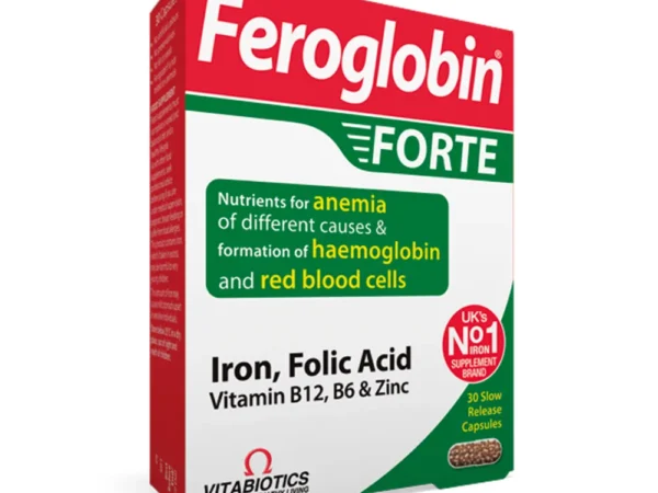 VITABIOTICS Feroglobin FORTE, 30 kapsula