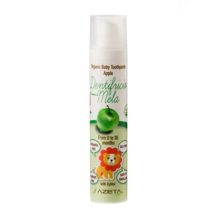 AZETA BIO ORGANSKA PASTA ZA ZUBE JABUKA 0-36M 50ml
