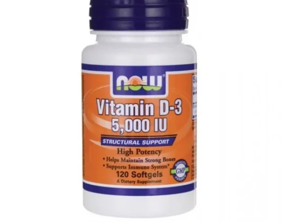 NOW Vitamin D 5000IU 120cps
