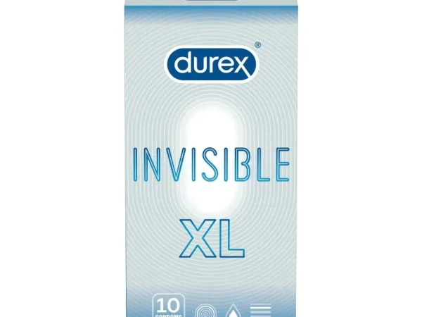 Durex Invisible XL prezervativi, 10 komada