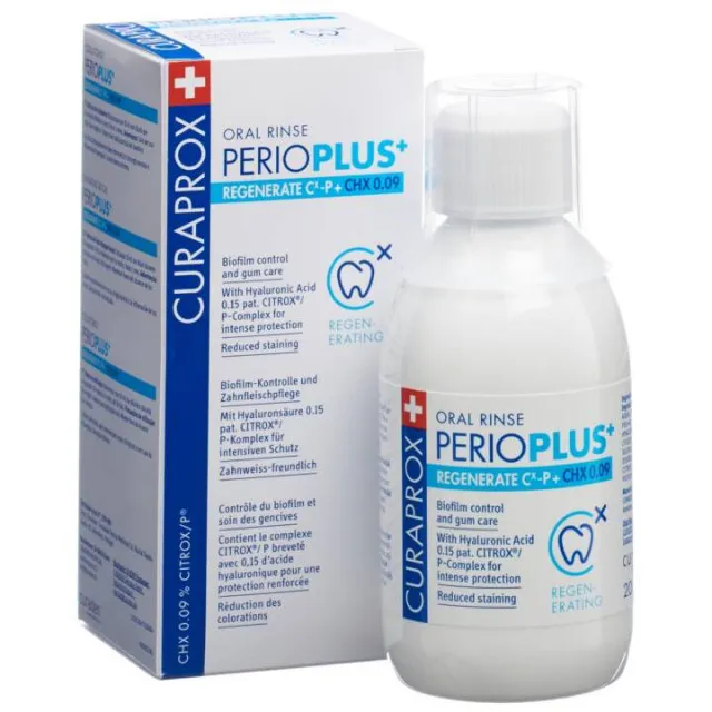 CURAPROX TEČNOST ZA ISPIRANJE USTA PERIOPLUS REGENERATE CHX 0.09 200ml