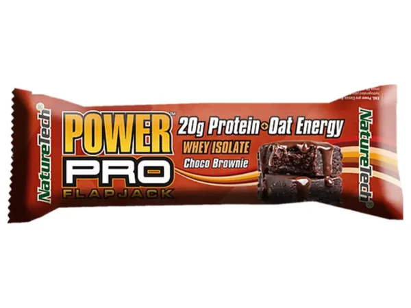 NATURETECH power pro flapjack brownie proteinska čokoladica 90g
