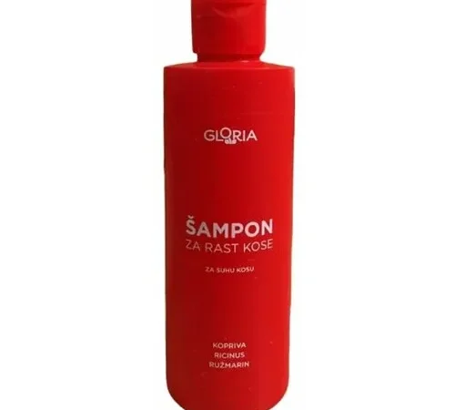 Gloria Šampon za rast kose, za suvu kosu 200ml