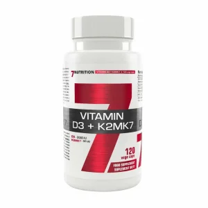 7 NUTRITION VITAMIN D3+K2 MK7 120 kapsula
