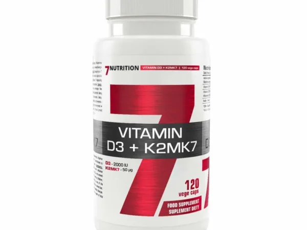7 NUTRITION VITAMIN D3+K2 MK7 120 kapsula