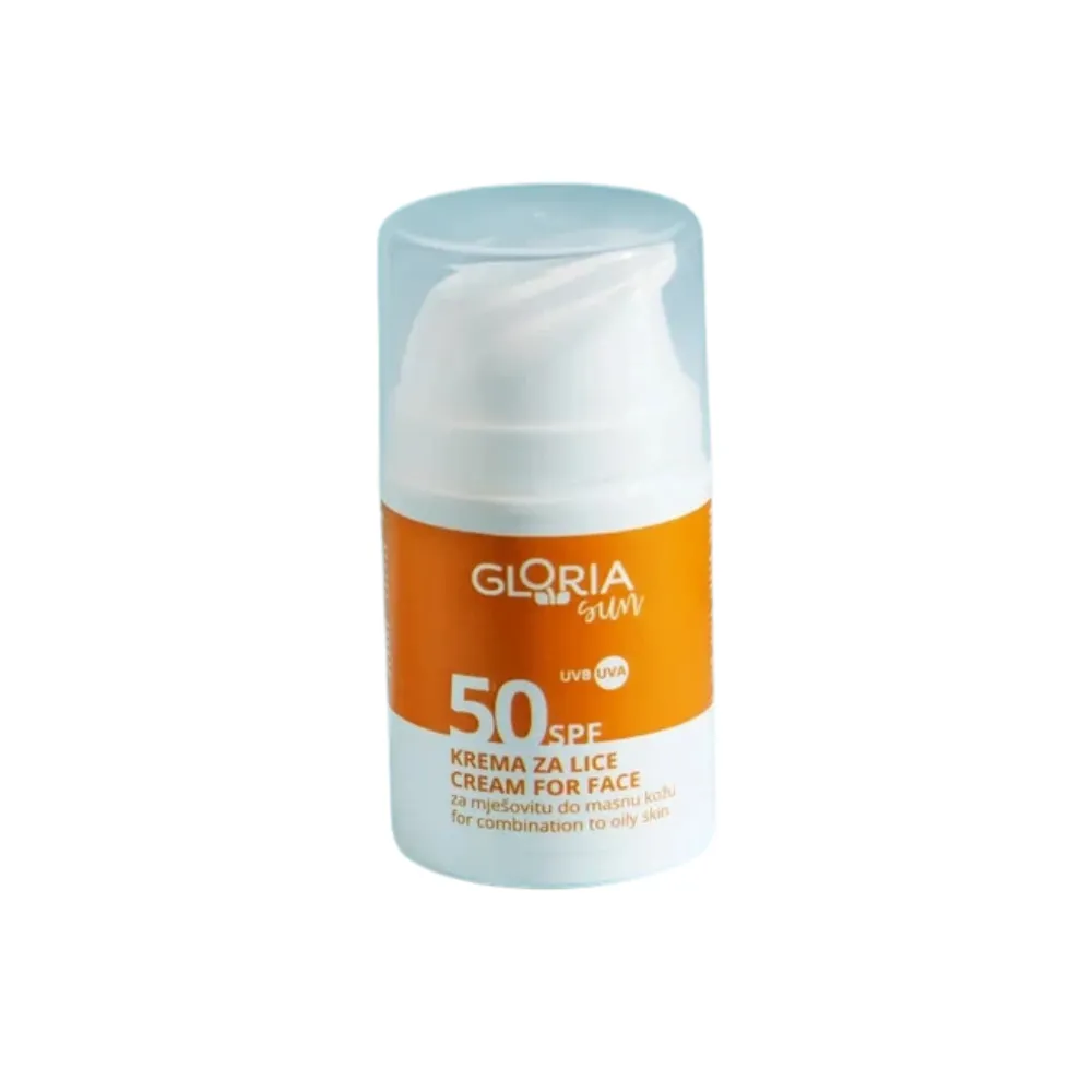 Gloria krema za lice SPF 50 za mešovitu do masnu kožu 50ml