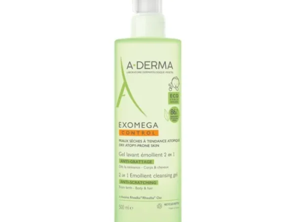 A-DERMA EXOMEGA CONTROL PENUŠAVI GEL 2U1 500ml