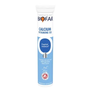 BIOFAR KALCIJUM 500mg +D3 -20 šumećih tableta
