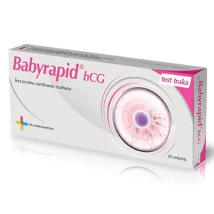 BABYRAPID HCG TEST ZA RANO UTVRĐIVANJE TRUDNOĆE TRAKA