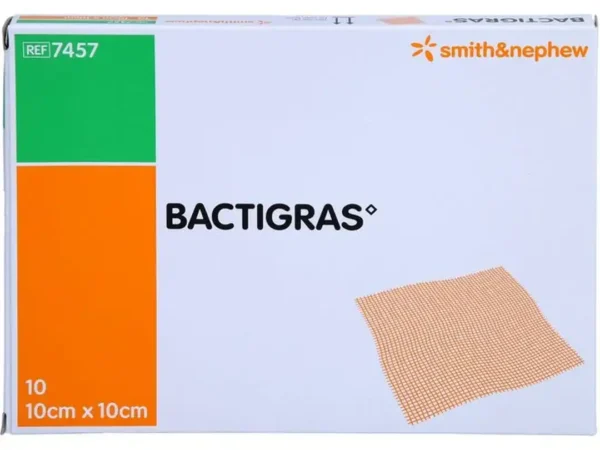 Bactigras antiseptična kompresa 10x10cm, 1 komad