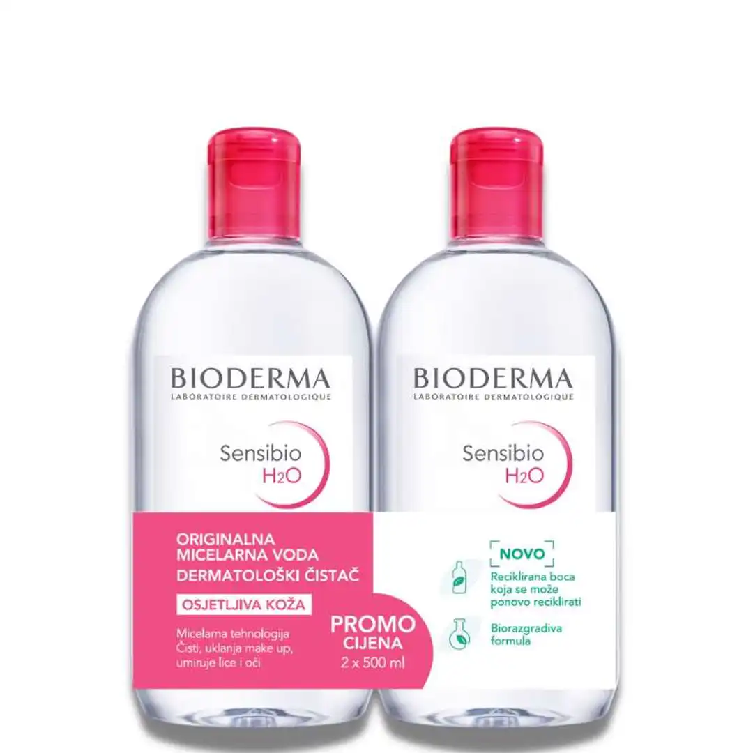 Bioderma Sensibio micelarna voda 500 ml 1+1