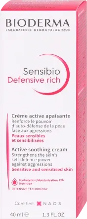 Bioderma Sensibio Defensive rich krema, 40 ml